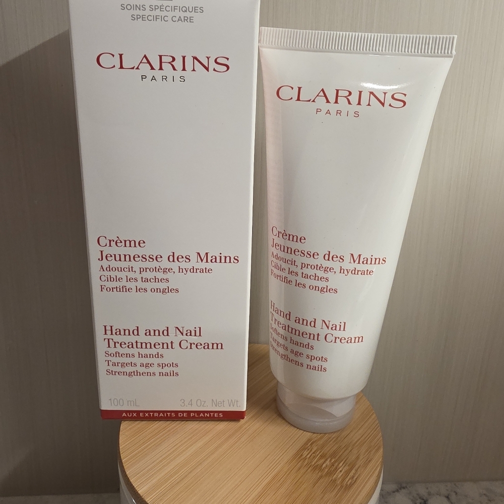 Clarins Hand and Nail Moisturizing Treatment Cream 3.4 OZ NEW!